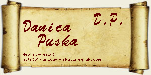 Danica Puška vizit kartica